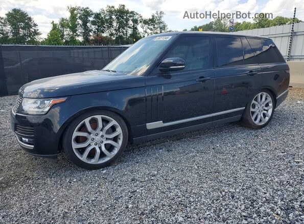 SALGS2FE2HA322757 2017 LAND ROVER RANGE ROVER Black უკანა მარცხენა