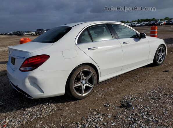 55SWF4JB5HU194150 2017 MERCEDES-BENZ C White Front right