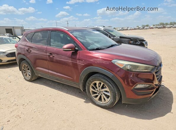 KM8J33A22GU195479 2016 HYUNDAI TUCSON Burgundy Вид спереду