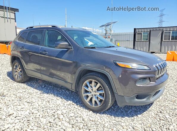 1C4PJLDBXGW290747 2016 JEEP CHEROKEE Gray Front view