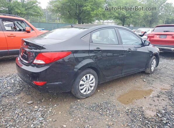 KMHCT4AE5GU952674 2016 HYUNDAI ACCENT Black Передня права чверть