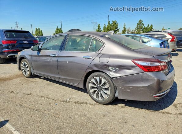 JHMCR6F35HC006666 2017 HONDA ACCORD Gray Задня права чверть