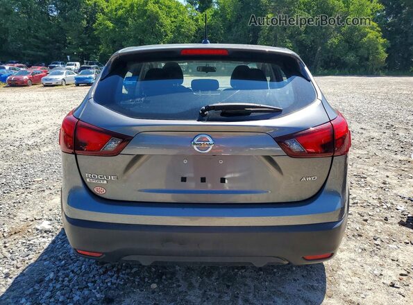 JN1BJ1CR6JW257381 2018 NISSAN ROGUE Silver Вид салону спереду