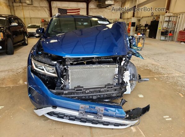 1V2ME2CAXLC212375 2020 VOLKSWAGEN ATLAS Синий Вид сзади