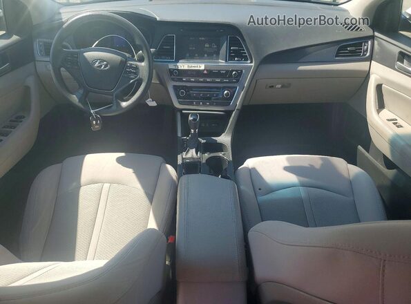 5NPE34AF4GH274712 2016 HYUNDAI SONATA White ხელსაწყოთა პანელის ხედი