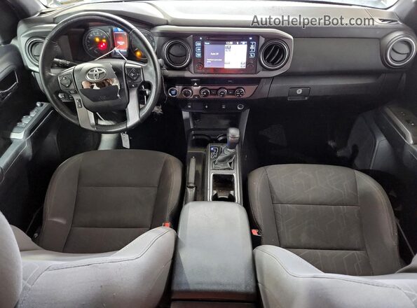 5TFCZ5AN4GX009876 2016 TOYOTA TACOMA Black Widok zestawu wskaźników