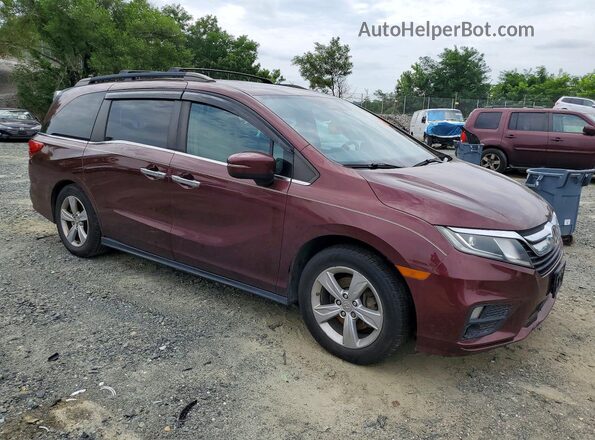 5FNRL6H70KB048637 2019 HONDA ODYSSEY Burgundy Widok z przodu