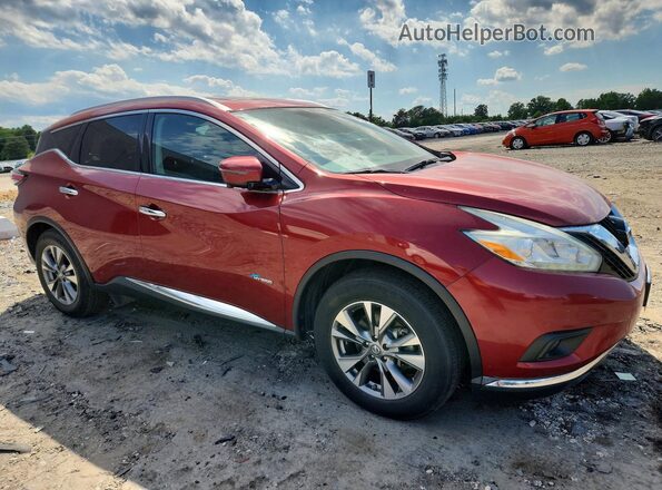 5N1CZ2MG9GN150817 2016 NISSAN MURANO Red Front view