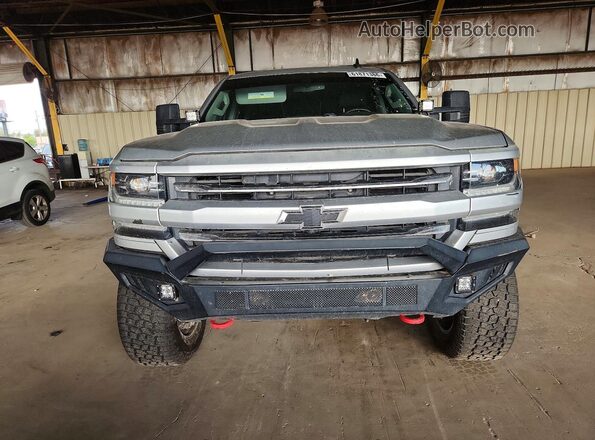 3GCUKSEC8JG176074 2018 CHEVROLET SILVERADO Серебряный Вид сзади