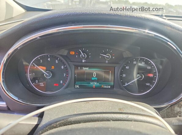 KL4CJASB9JB636964 2018 BUICK ENCORE Silver Vista de los asientos traseros