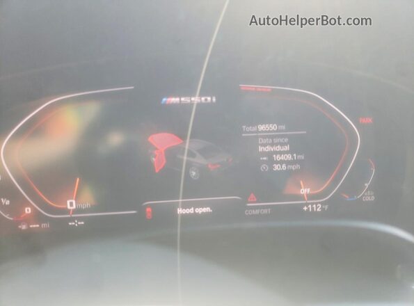 WBAJS7C06LCD37892 2020 BMW M5 Blue Հետևի նստատեղերի տեսք