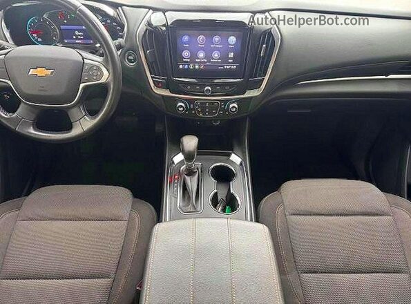 1GNERGKW7MJ168621 2021 CHEVROLET TRAVERSE Black Widok zestawu wskaźników