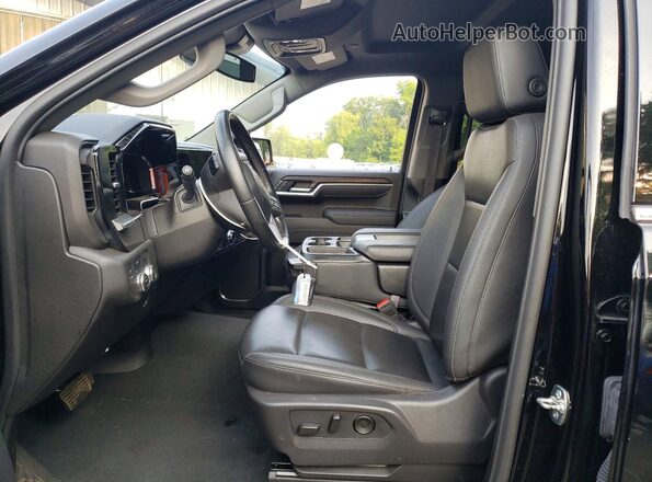 1GTUUDED5SZ241656 2025 GMC SIERRA Black Front interior view
