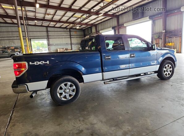 1FTFW1ET4DKD72243 2023 FORD F150 Синий Передняя правая четверть