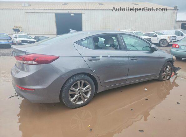 KMHD84LF9HU371322 2017 HYUNDAI ELANTRA Gray Передня права чверть