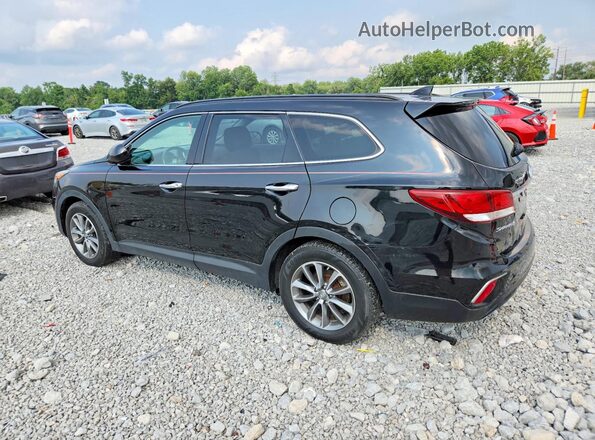 KM8SMDHF9HU209413 2017 HYUNDAI SANTA Black Задня права чверть