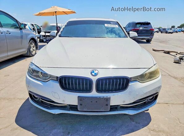 WBA8B9G51JNU96012 2018 BMW 3 SERIES White Вид ззаду