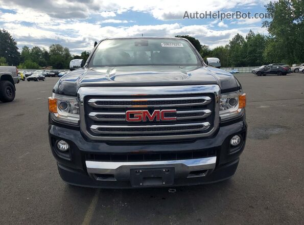 1GTP6DE17H1293990 2017 GMC CANYON Black Հետևի տեսք