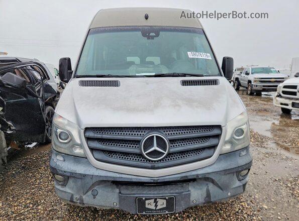 8BRPE8DD6GE122031 2016 MERCEDES-BENZ SPRINTER Silver Widok z tyłu