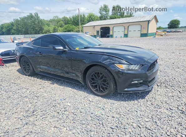1FA6P8AM9H5276753 2017 FORD MUSTANG Black Widok z przodu