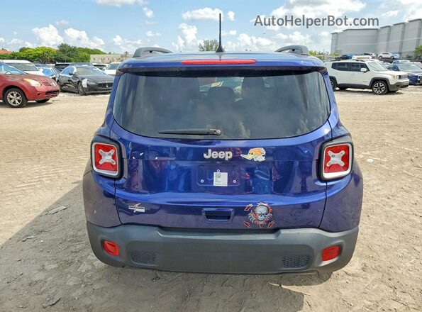 ZACNJCBB7MPM43262 2021 JEEP RENEGADE Blue Вид салону спереду