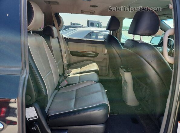KNDMC5C16K6558445 2019 KIA SEDONA Black ძრავის განყოფილების ხედი