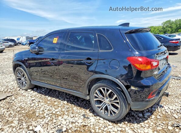 JA4AR3AW5JU020120 2018 MITSUBISHI OUTLANDER Black Հետևի ձախ