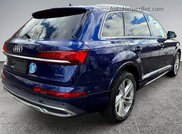 WA1AXAF70MD010157 2021 AUDI Q7 Blue Դիմացի տեսք