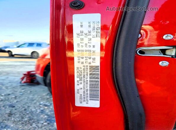 3C4PDCGBXJT252063 2018 DODGE JOURNEY Красный Вид наклейки с VIN-кодом