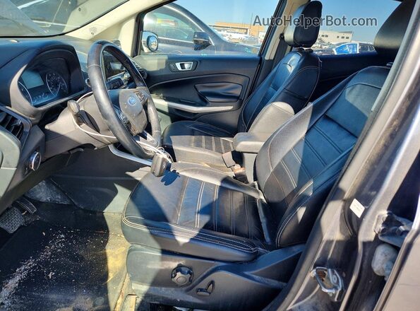 MAJ6P1WL6JC171287 2018 FORD ECOSPORT Gray Dashboard view