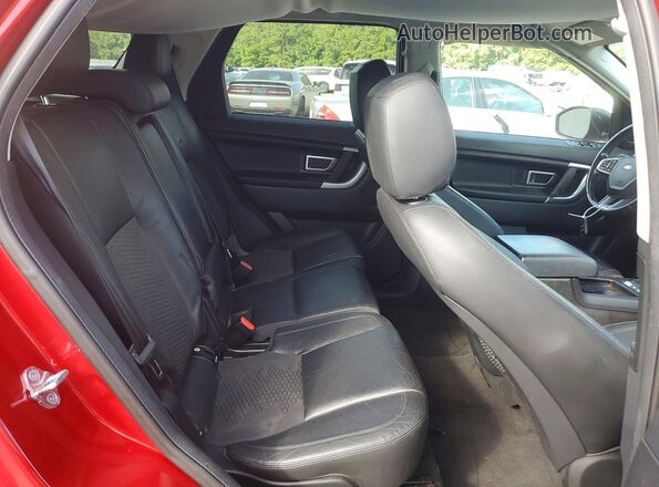 SALCP2BG6GH625294 2016 LAND ROVER DISCOVERY Red Widok komory silnika