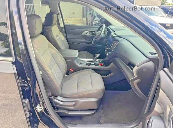 1GNERGKW7MJ168621 2021 CHEVROLET TRAVERSE Black Widok deski rozdzielczej
