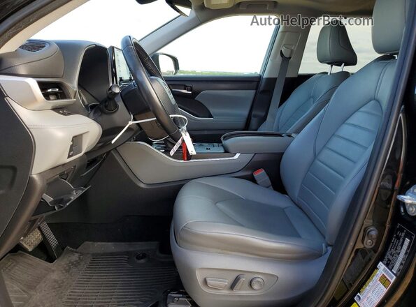 5TDGZRAH2NS539057 2022 TOYOTA HIGHLANDER Черный Вид панели приборов