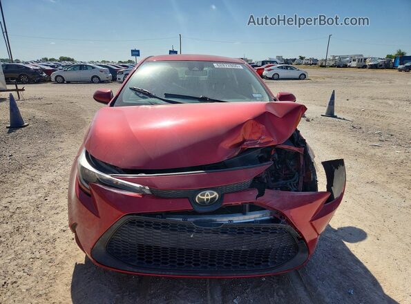 JTDEPRAE3LJ097032 2020 TOYOTA COROLLA Red Вид ззаду
