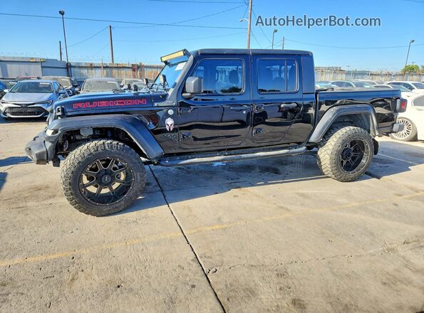 1C6HJTAG8LL164782 2020 JEEP GLADIATOR Черный Задняя левая четверть