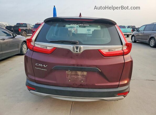 5J6RW5H37HL001474 2017 HONDA CR-V Burgundy Front interior view