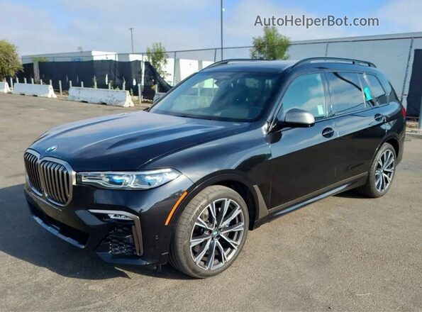 5UXCX6C02N9K13685 2022 BMW X7 Черный Задняя левая четверть