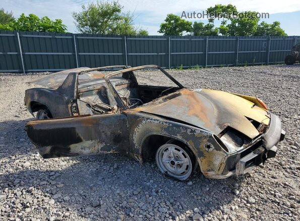 4762903857 1976 PORSCHE 914 Yellow Delantero derecho