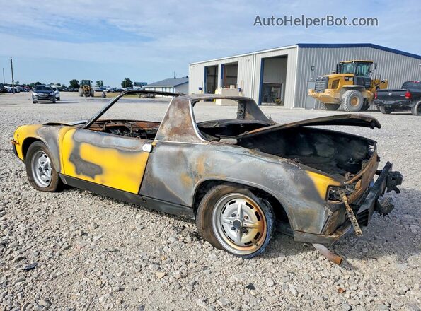 4762903857 1976 PORSCHE 914 Yellow Trasero izquierdo