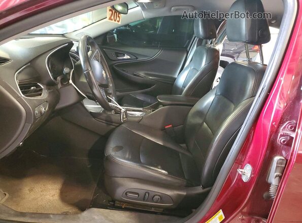 1G1ZE5ST3GF279537 2016 CHEVROLET MALIBU Red Вид панелі приладів