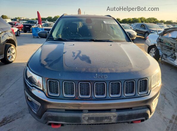 3C4NJDDB5JT451662 2018 JEEP COMPASS Gray Widok z tyłu