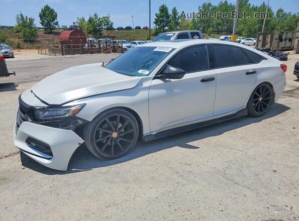 1HGCV2F37KA006484 2019 HONDA ACCORD White Задня ліва чверть