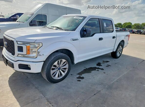 1FTEW1CP1JKD53582 2018 FORD F150 Белый Задняя левая четверть