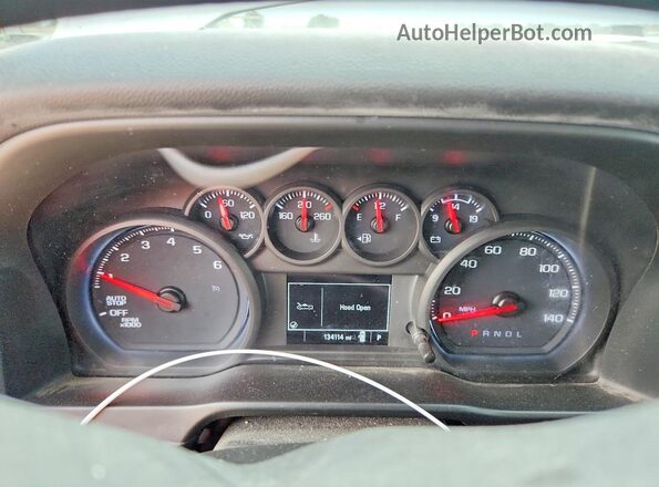 1GCRWBEK1LZ325414 2020 CHEVROLET SILVERADO Белый Вид задних сидений