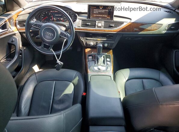 WAUC8AFC5JN047068 2018 AUDI A6 Black Widok zestawu wskaźników