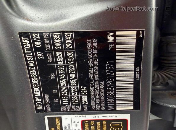 W1N0J8EB7PG127571 2023 MERCEDES-BENZ GLC-CLASS Gray 