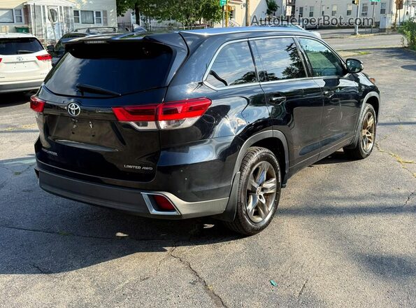 5TDDZRFH7KS983445 2019 TOYOTA HIGHLANDER Black Front right