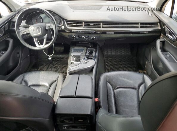 WA1LAAF78JD051917 2018 AUDI Q7 Charcoal Vista del cuadro de instrumentos