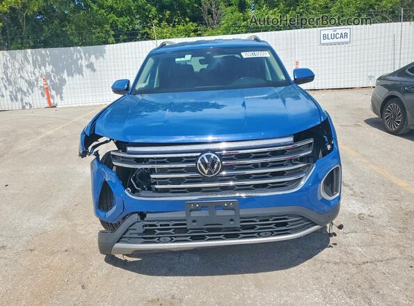 1V2HN2CA2TC542268 2026 VOLKSWAGEN ATLAS Blue Widok z tyłu