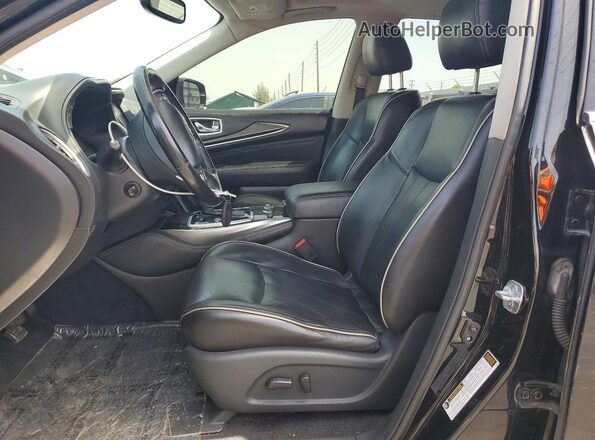 5N1DL0MN8JC507139 2018 INFINITI QX60 Black Առջևի վահանակի տեսք